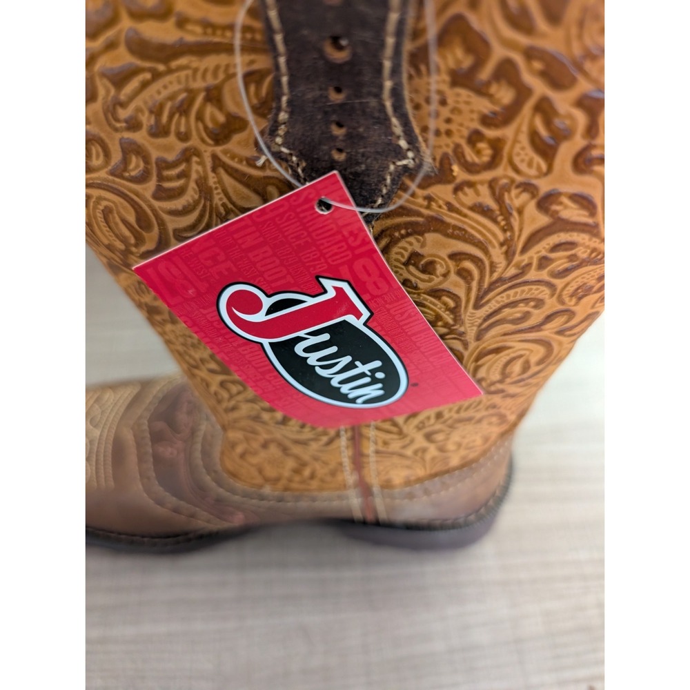 Justin Women's Starlina Western Boot Broad Square Toe - GY9530 6.5 B US - Picture 9 of 11